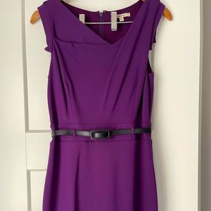 Fitted purple work dress - Hawthorn Size 6